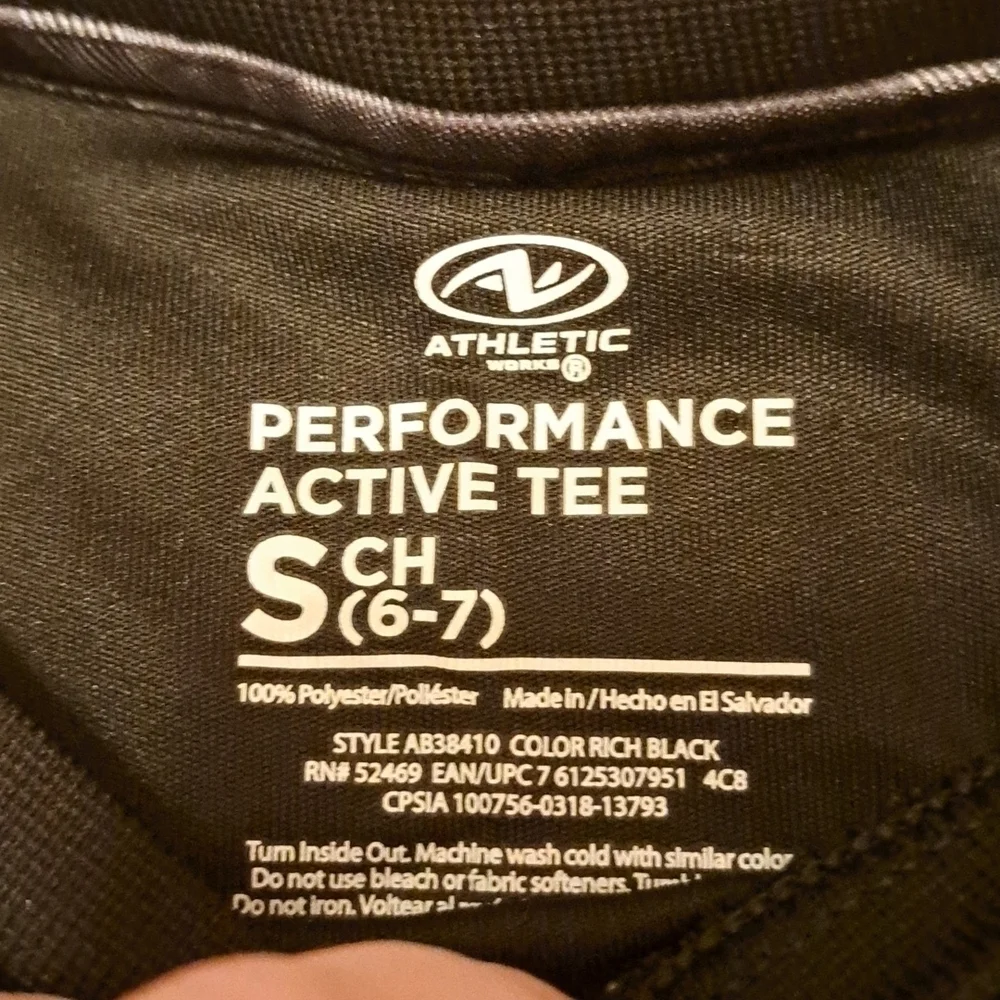 Boys Athletics works shirt 6/7